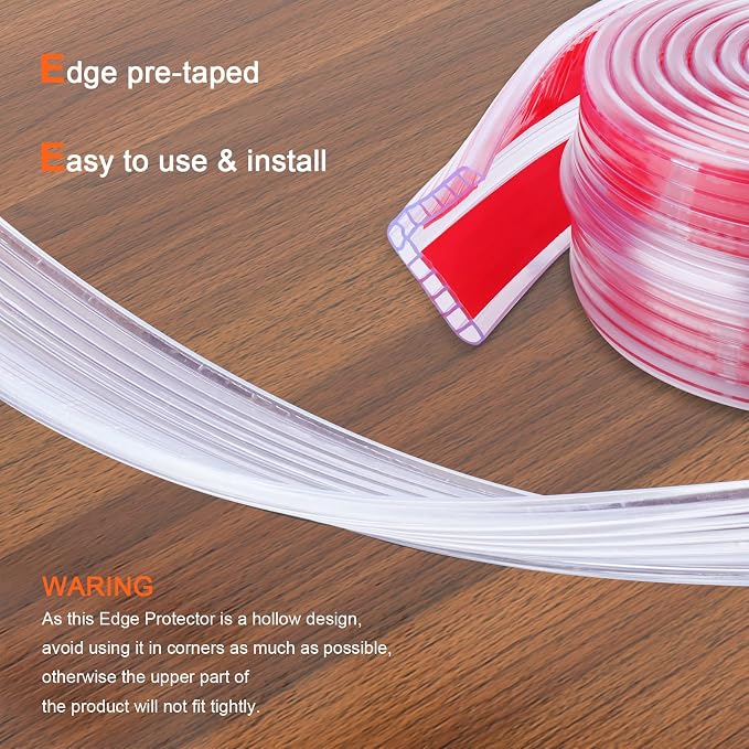 HOMREALM Baby Proofing 7.05ft Long Corner Protector Baby Corner Guards - Image 6