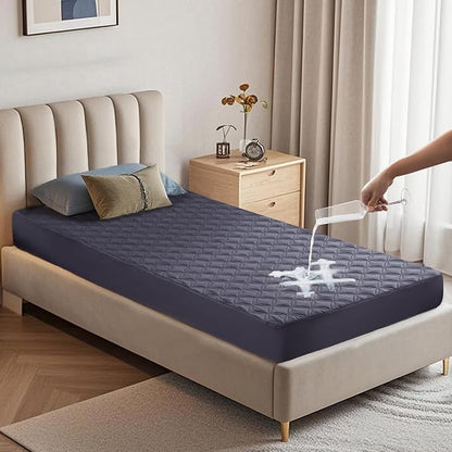 BEDLORE Waterproof Mattress Protector, Twin Size Noiseless Mattress Pad by Bedlore