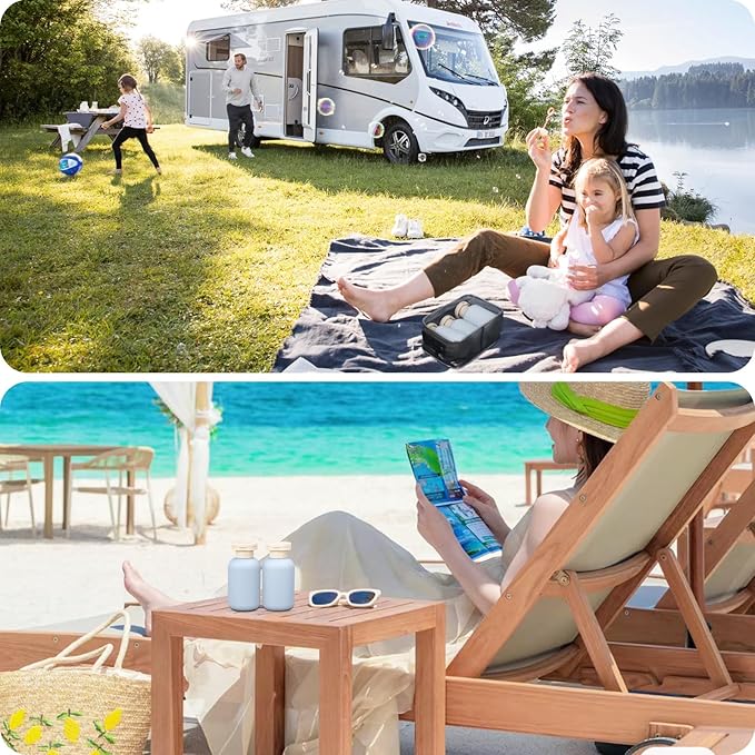 ASEVAT 3.4 oz/4 Pack Travel Bottles for Toiletries, Small Travel Shampoo and Conditioner Bottles, Refillable Containers Leak Proof, Plastic Squeeze Bottles with Flip Cap, green+blue