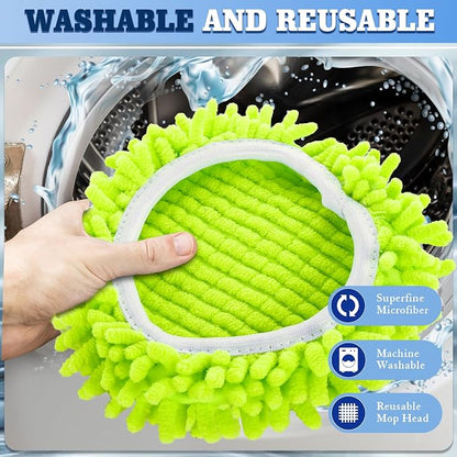 4 Pack Spin Mop Replacements Head Compatible - Image 6