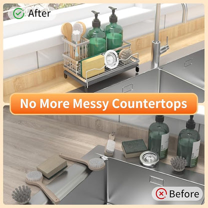 Sink Caddy, Kitchen Sink Organizer - Image 6