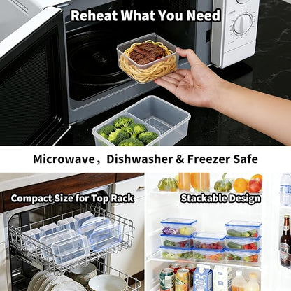KIGI Meal Prep Containers for Adult Lunch & Snacks, Leak-Proof, BPA-free Plastic - Image 5