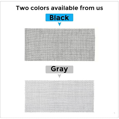 Black Window Screen Repair Tape, 4 in X 15 FT Screen Repair Kit - Image 6