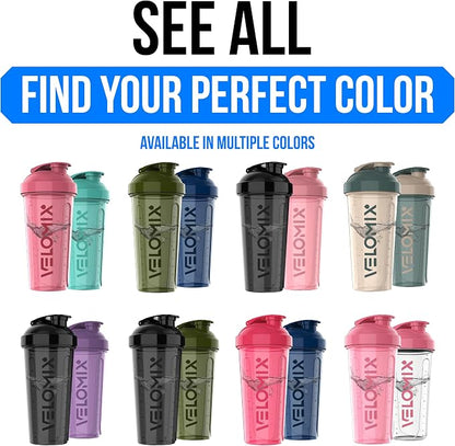 VELOMIX -2 Pack- 28 oz Protein Shaker Bottles - Image 8