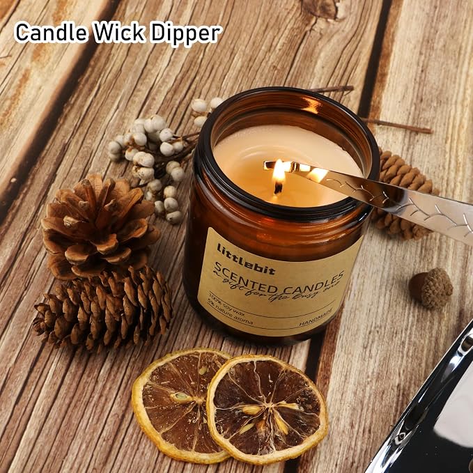 5 in 1 Candle Accessory Set, Candle Wick Trimmer Cutter, Candle Snuffer & - Image 5