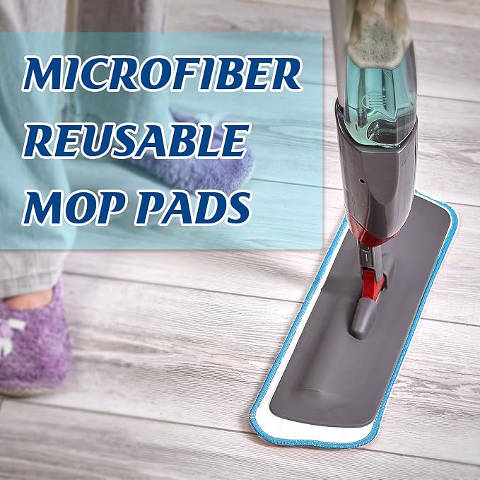 48 Pcs Microfiber Mop Pads Machine Washable Cleaning Flat Mop Head Replacement - Image 7