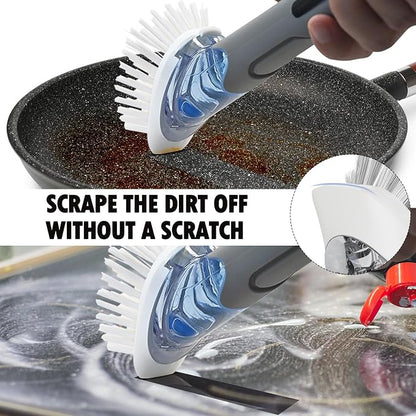 Soap Dispensing Replacement Dish Brush Storage Set - Image 3