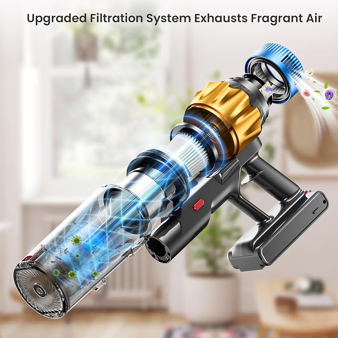 Cordless Vacuum Cleaner, 580W 48KPA 70 Mins Vacuum Cleaners - Image 4