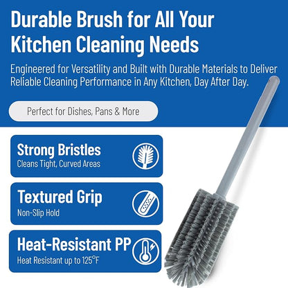 SPARTA Scrub Brush Bottle Brush, Dishwasher Safe Brush - Image 3