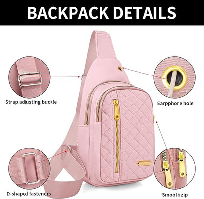 Small Sling Bag For Women Men Casual Crossbody Sling Backpack