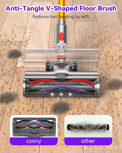 Coovy Cordless Vacuum Cleaner SU7, 580W 50Kpa 75 Minutes Runtime Stick Vacuum - Image 6