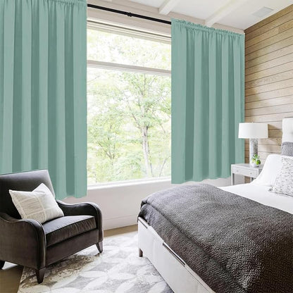 DWCN Blackout Curtains for Living Room Thermal Insulated, Energy Saving & Noise - Image 2