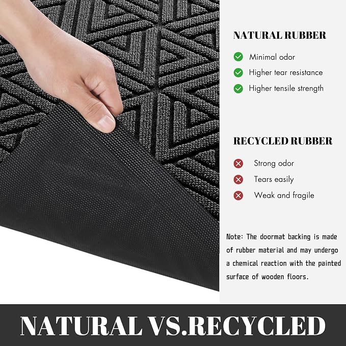 Yimobra Outdoor Mats for Front Door 29.5x17, All-Weather Waterproof Non-Slip - Image 6