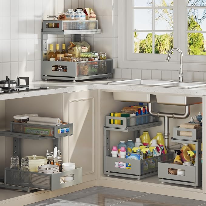 1 Pack 15.74IN-Depth Under Sink Organizer - Image 8