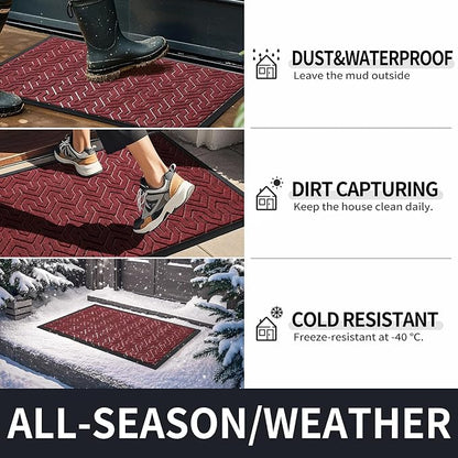 Yimobra Large Door Mat Outside Entrance 47x32, Waterproof Heavy Duty Outdoor - Image 5
