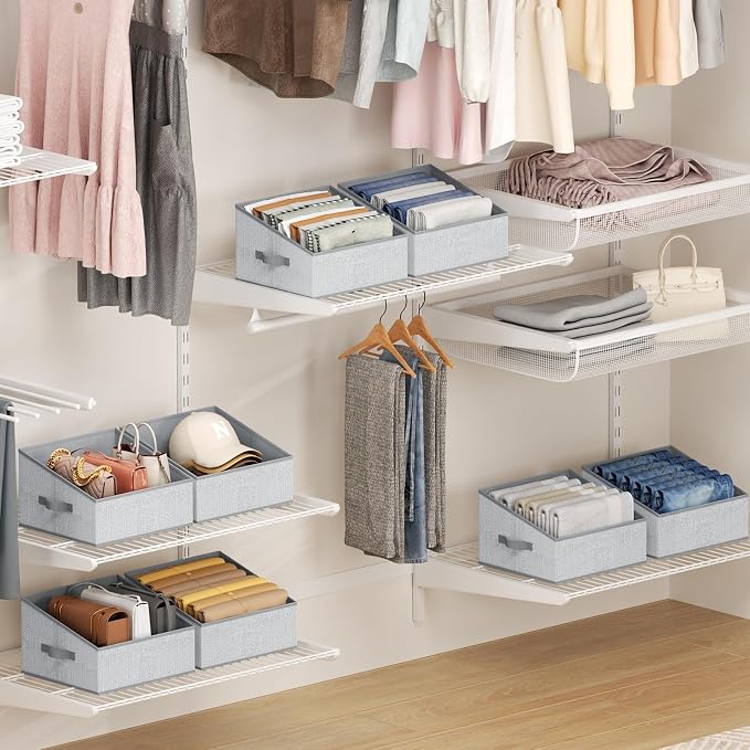 DIMJ Closet Storage Bins 10 Pack - Image 6