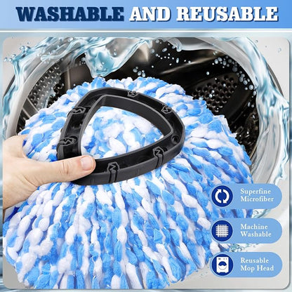 4 Packs Spin Mop Replacement Heads Compatible - Image 4