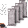 Activated Charcoal Odor Absorber, Odor Eliminator for Strong Odor,Coconut Shell Charcoal Air Purifying Bags for Home Car Closet Pet, Smoke Room Deodorizer