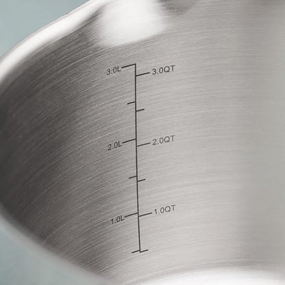 Tramontina Tempo Tri-Ply Base Stainless Steel 4-Quart Sauce Pan - Image 5