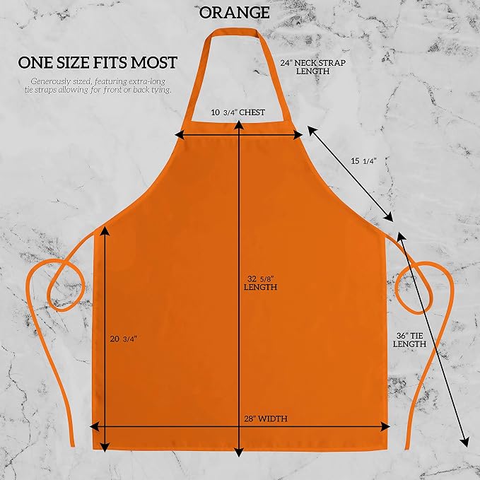 GREEN LIFESTYLE 12 Pack Professional Chef Apron – Grilling Aprons - Image 2