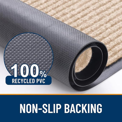 OLANLY Front Door Mat Indoor Outdoor Entrance, Waterproof Heavy Duty Doormat - Image 3