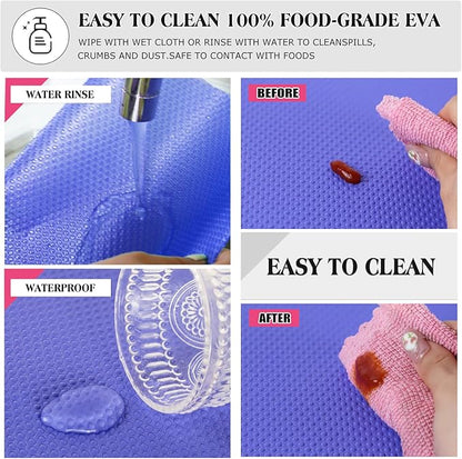 Daixer 20Pcs Refrigerator Liners, Washable Fridge Liner Shelf Mats Refrigerator - Image 4