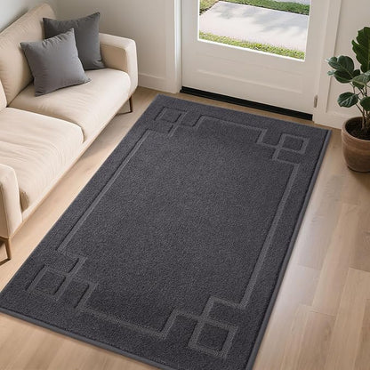 BEQHAUSE Door Mat 36" x 60", Non-Slip Door Mats Indoor Entryway Rugs Washable - Image 9