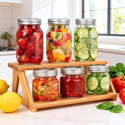 Eathtek 8 oz Glass Mason Jars - Image 7