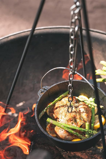 Stansport Pre-Seasoned Cast Iron Dutch Oven - Image 6
