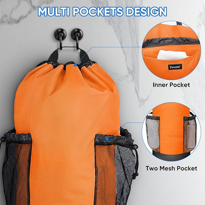 BALEINE 120L Laundry Bag Backpack, 900D Oxford Fabric Large Travel Laundry Bags - Image 3