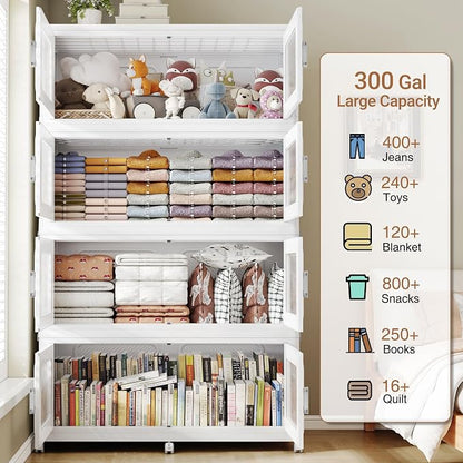 BROVIEW 300 Qt Stackable Storage Bin - Image 4