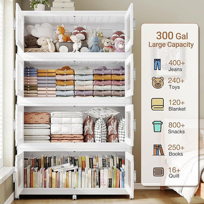 BROVIEW 1200 Qt Stackable Storage Bin - Image 4
