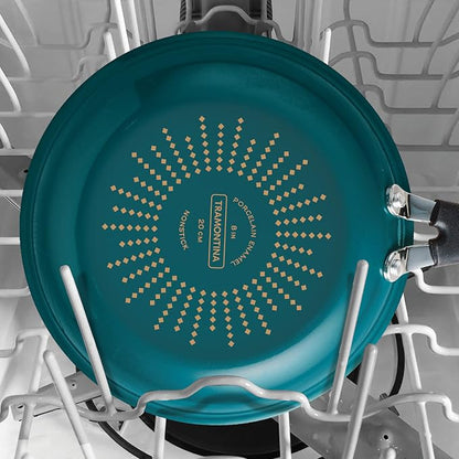 Tramontina Porcelain Enamel Non Stick 3-Pack Frying Pans, Skillet Set - Image 8