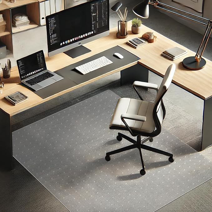 Azadx Chair Mat for Carpet 60"x 48" Large Chair Mat for Carpeted Floors by Azadx