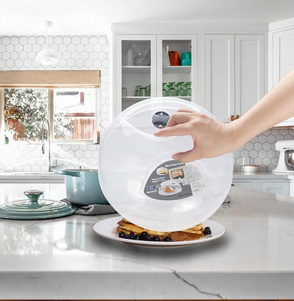 Microwave Splatter Cover for Food Large Microwave Plate Cover Guard Lid - Image 7