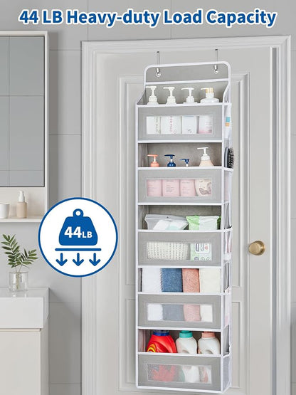JARLINK Over The Door Organizer, 5 Shelf Door Hanging Organizer - Image 8