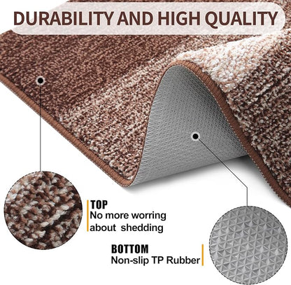 Kitinjoy Indoor Outdoor Door Mat, 32x20 Non-Slip Absorbent Dirt Trapper - Image 3
