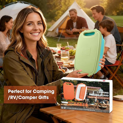 Gintan Camping Cutting Board, 9-in-1 Collapsible Chopping Board - Image 2