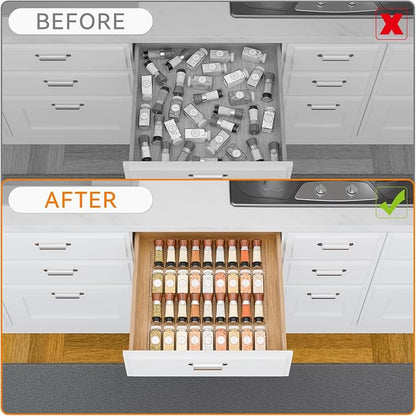 Yieach 4 Pack Adjustable Narrow Spice Rack - Image 6
