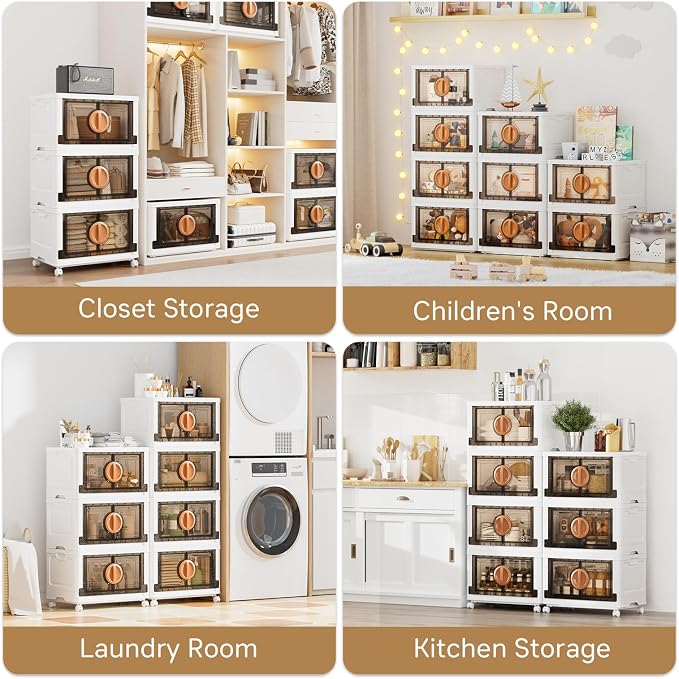JEKO&JEKO 249Qt Lockable Stackable Storage Bins - Image 6