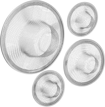 Juvale 4-Pack Stainless Steel Kitchen Sink Drain Strainer - Image 8