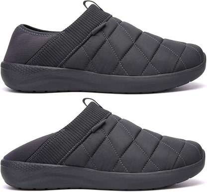 KUBUA Slippers for Men and Womens Indoor House Shoes Plush Slip on Outdoor - Image 2