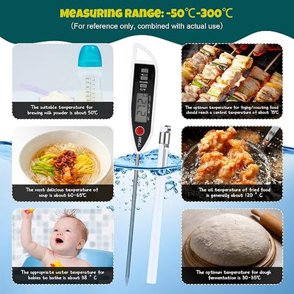 Copkim 12 Set Waterproof Food Thermometer - Image 4