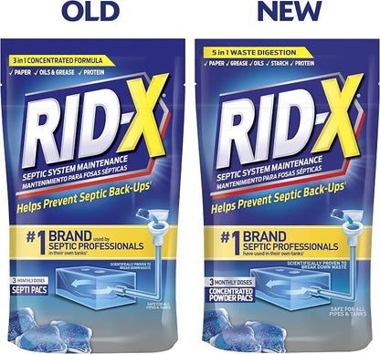 Rid-X Septic System Treatment, Septic Tank Treatment, 3-Monthly Supply Dual - Image 7