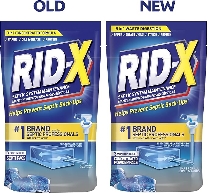 Rid-X Septic System Treatment, Septic Tank Treatment, 3-Monthly Supply Dual - Image 9
