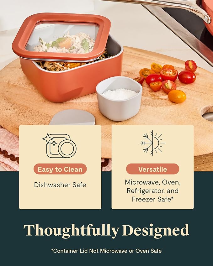 Caraway 2pc Glass Food Storage Set - Image 3