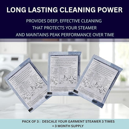 SALAV Garment Steamer Descaler/Decalcifier Packets - Image 5