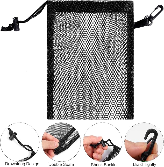 12 Pieces 6 color Mesh Bags - Image 5