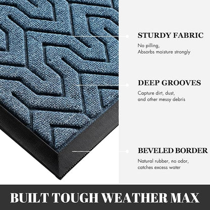 Yimobra Extra Large Door Mat Outside Entrance 60x32, Waterproof Heavy Duty - Image 4