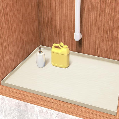 URMONA Waterproof Silicone Under Sink Mat 16'' x 10'' Shelf Liner by URMONA